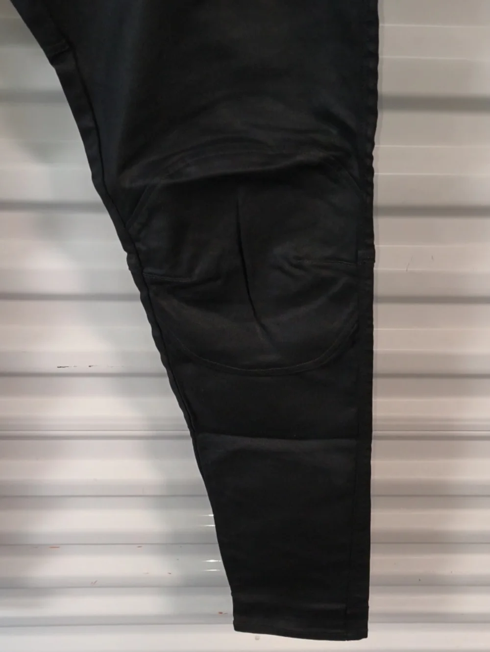 G-Star RAW 5620 3D Zip Knee Skinny Jeans Black Waxed Finish 33 x 32